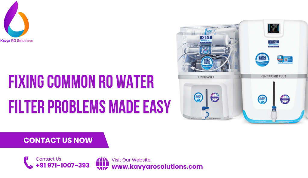 Fixing Common RO Water Filter Problems Made Easy